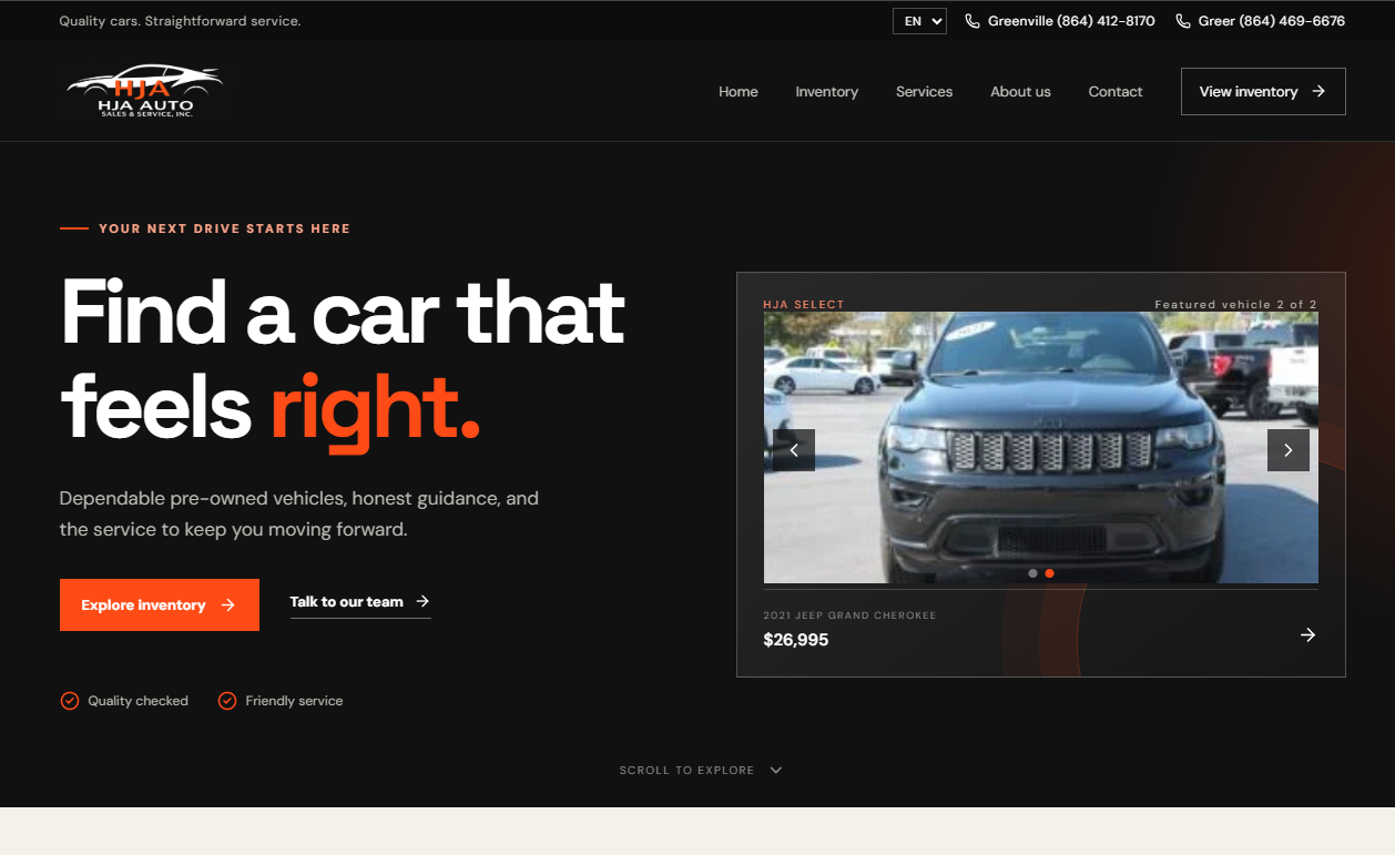 HJA-Auto Used Auto Dealer
